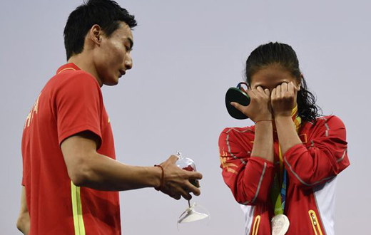 He proposas his girlfriend at Olympics